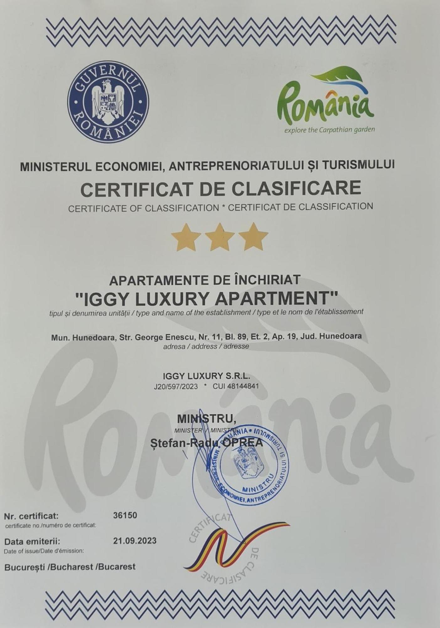 Iggy Luxury Apartment Hunedoara Esterno foto